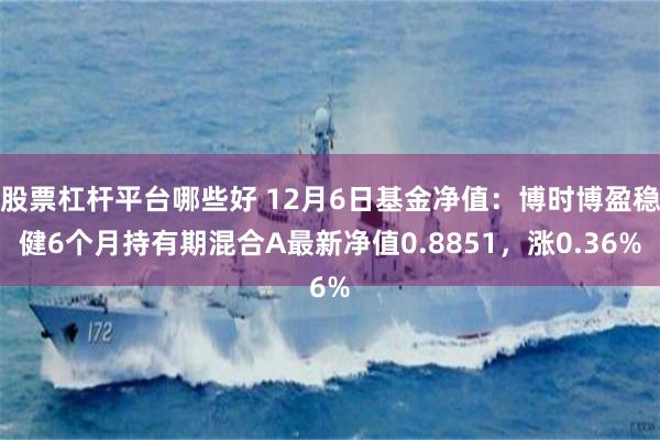 股票杠杆平台哪些好 12月6日基金净值：博时博盈稳健6个月持有期混合A最新净值0.8851，涨0.36%