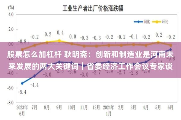 股票怎么加杠杆 耿明斋：创新和制造业是河南未来发展的两大关键词｜省委经济工作会议专家谈