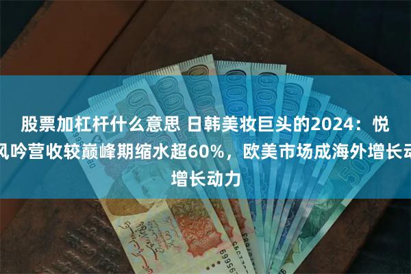 股票加杠杆什么意思 日韩美妆巨头的2024：悦诗风吟营收较巅峰期缩水超60%，欧美市场成海外增长动力